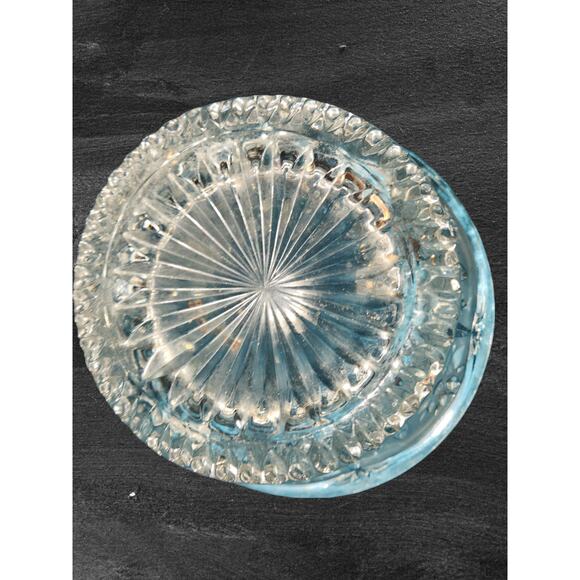 Vintage Glass Candy Dish – Elegant Floral Design0 - Picture 4 of 4